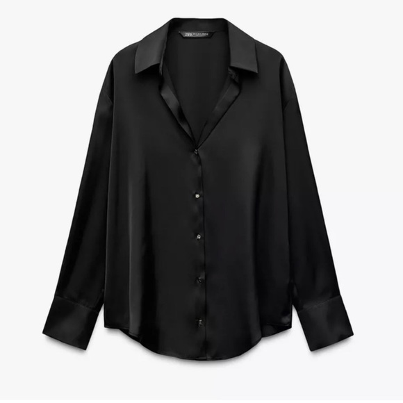 Zara Tops - Zara Satin Effect Top NWT